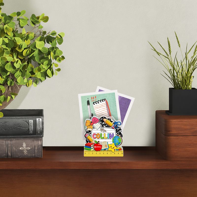 Personalized Acrylic Photo Clip – Custom Picture Holder Desk Decor Gift