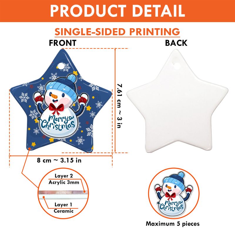 Personalized Ceramic Ornament - US