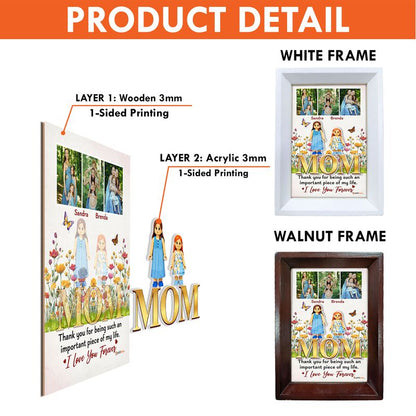 Personalized Wooden Art Piece With Frame