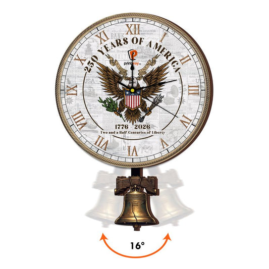 Custom Shape 1-Layer Wooden Pendulum Clock