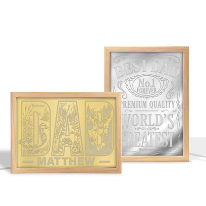 Personalized LED Light Box Picture Frame – Custom Photo Keepsake Gift