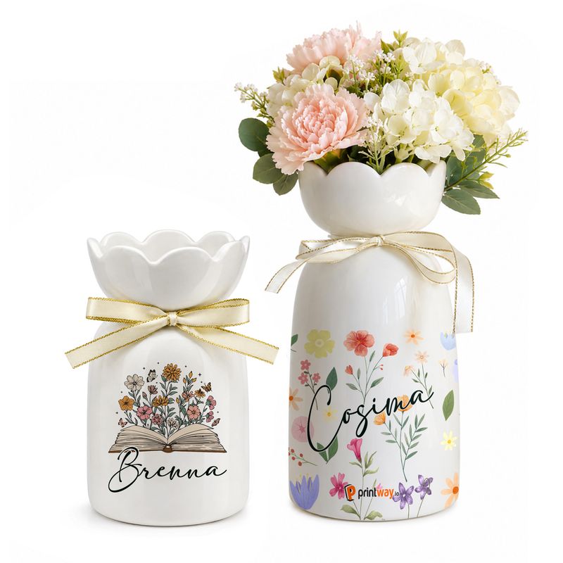 Personalized Ceramic Flower And Decorative Vase