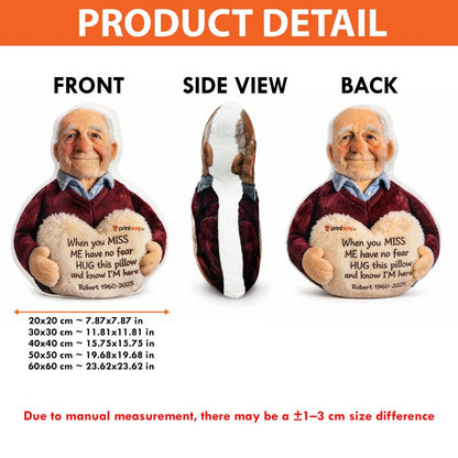 Personalized Photo Pillow – Soft Custom Shape Gift for Home Decor