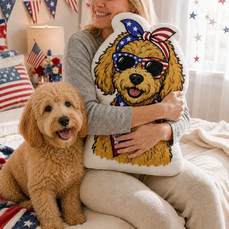 Personalized Photo Pillow – Soft Custom Shape Gift for Home Decor
