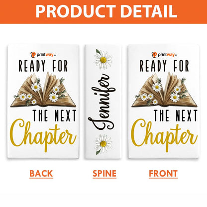 Personalized Ceramic Book Vase – Custom Flower Vase Home Decor Gift